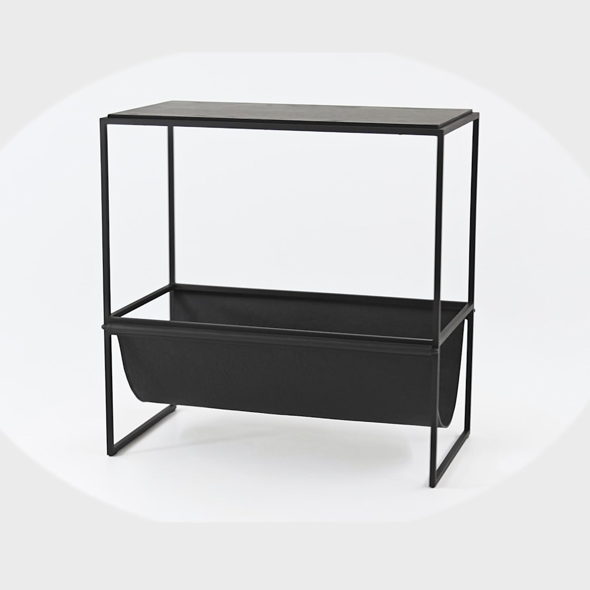 Mesa de Apoio Teca com Revisteiro